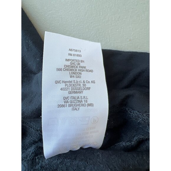 AnyBody Brushed French Terry V Neck Pullover Size XL Long Sleeve Tee Essentials - Picture 6 of 8